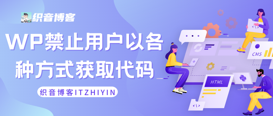 WordPress禁止用户以各种方式获取代码[本站同款]-织音博客
